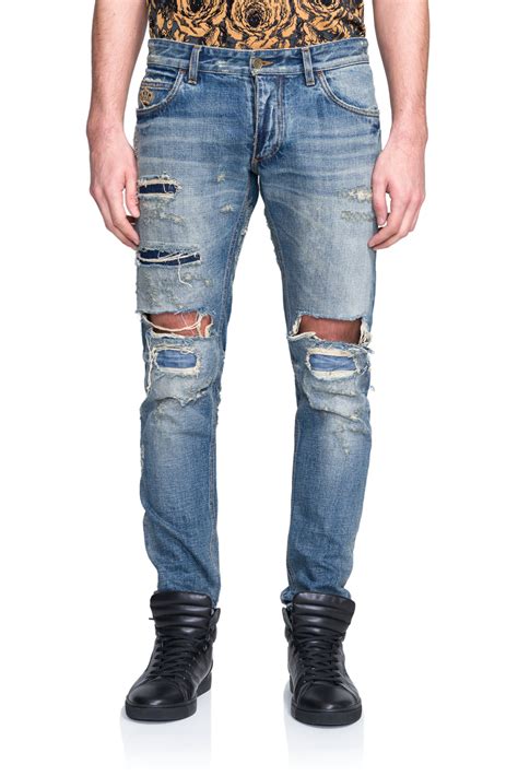 dolce gabbana jeans herren breit|dolce gabbana distressed jeans.